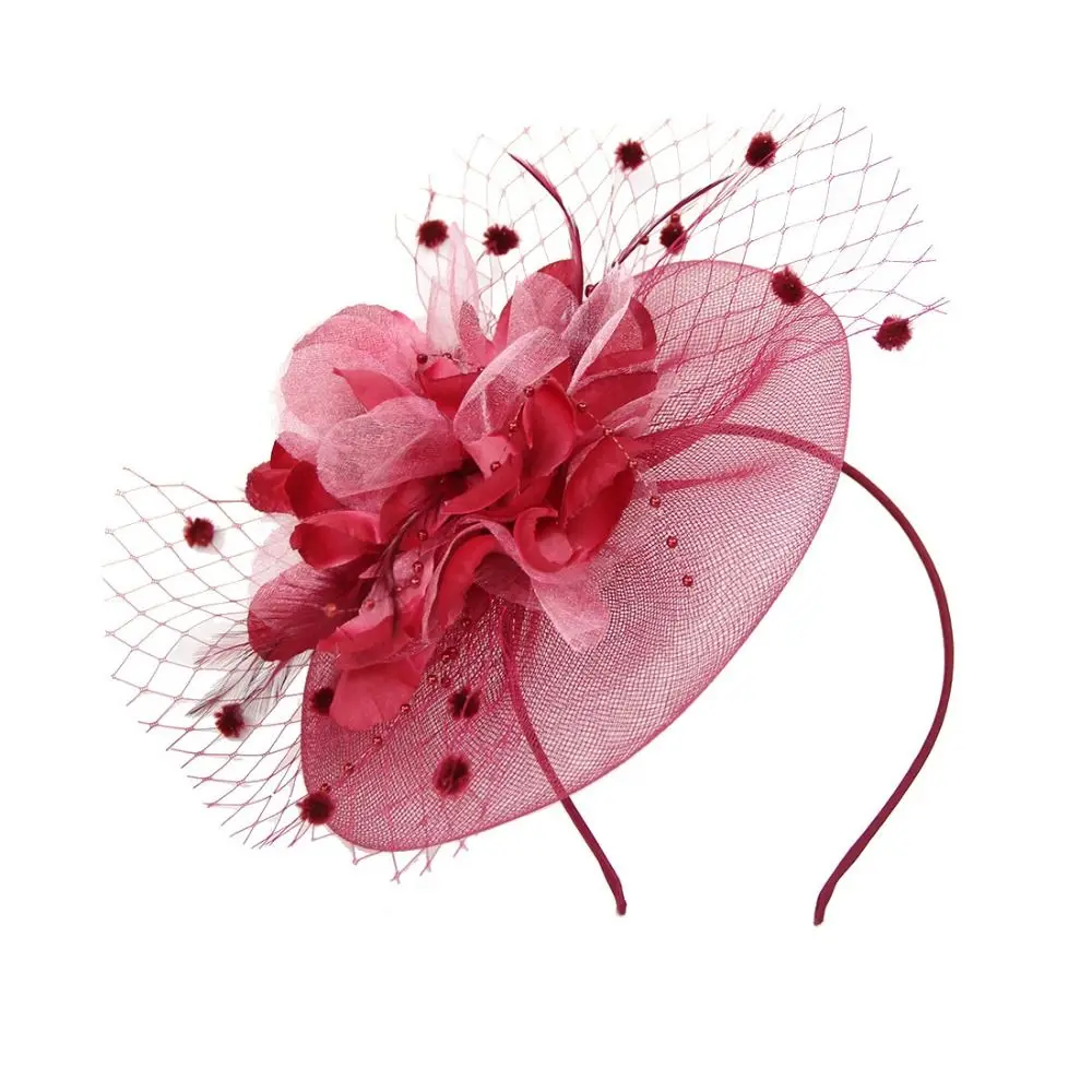 Vintage Feathers Mesh Fascinator Hat Exquisite Elegant Veil Hat Headwear Sweet Hair Hoop Bride Headdress Photography
Vintage Feathers Mesh Fascinator Hat Exquisite Elegant Veil Hat Headwear Sweet Hair Hoop Bride Headdress Photography