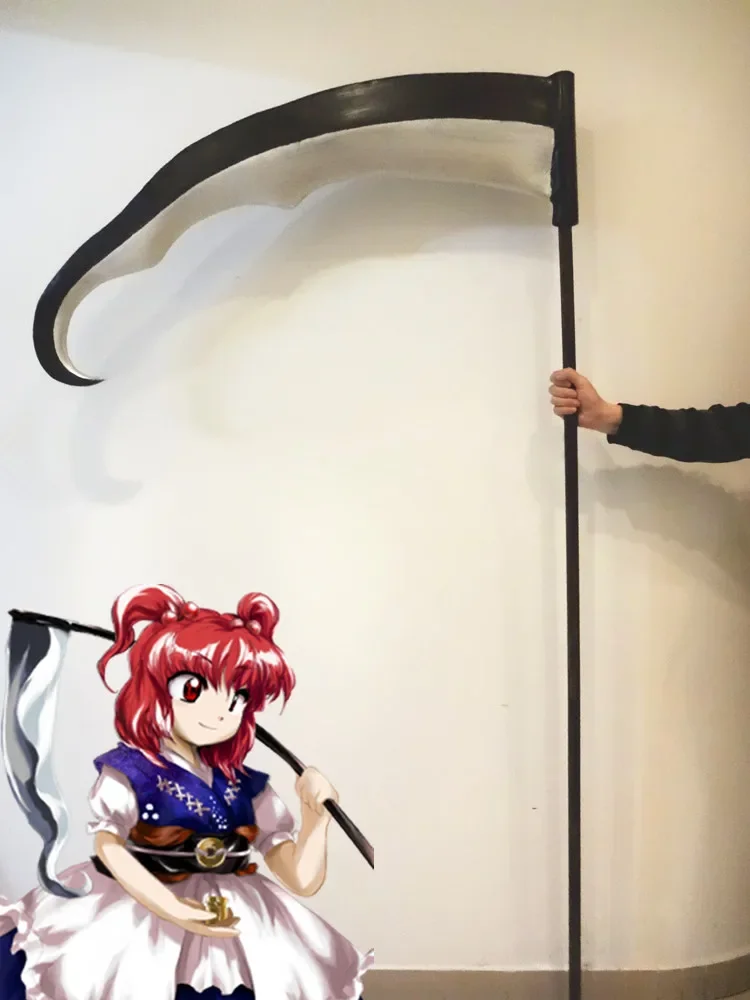 Anime Touhou Project Onozuka Komachi Cosplay Sickle Prop Game Touhou Project Cosplay Prop
Anime Touhou Project Onozuka Komachi Cosplay Sickle Prop Game Touhou Project Cosplay Prop