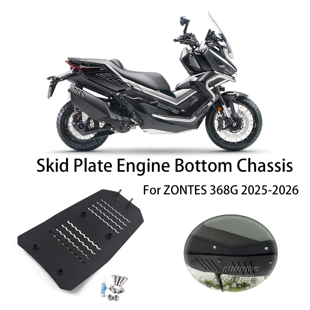 Hot Sale Black Engine Guard Skid Plate Chassis Protection Cover For ZONTES 368G 2025 2026 Motorcycle Accessories
Hot Sale Black Engine Guard Skid Plate Chassis Protection Cover For ZONTES 368G 2025 2026 Motorcycle Accessories