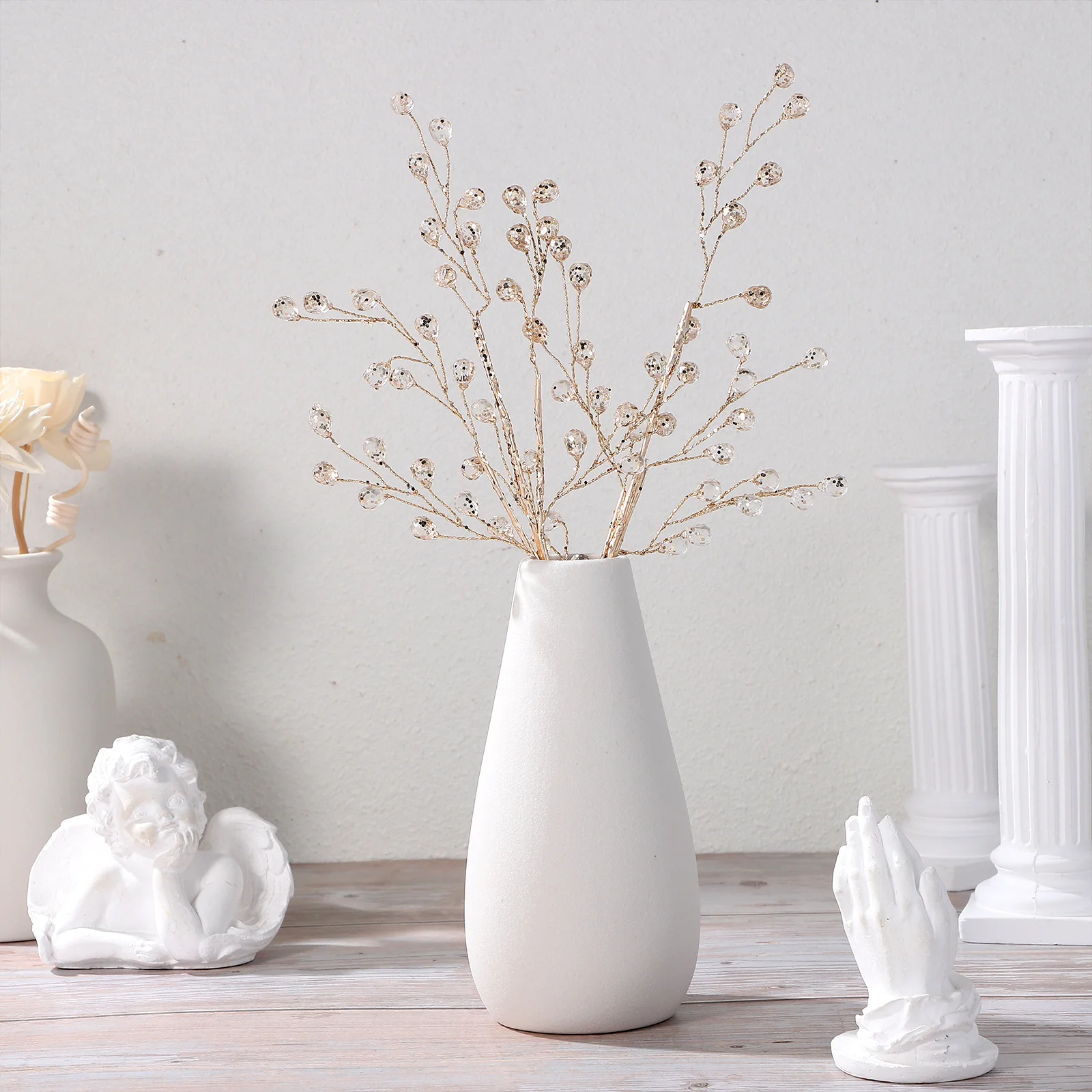 2pcs Christmas Tree Wreath Insert Acrylic Beads Xmas Stems Artificial Plants Decor For Vase Farmhouse Holiday Party Centerpiece
2pcs Christmas Tree Wreath Insert Acrylic Beads Xmas Stems Artificial Plants Decor For Vase Farmhouse Holiday Party Centerpiece