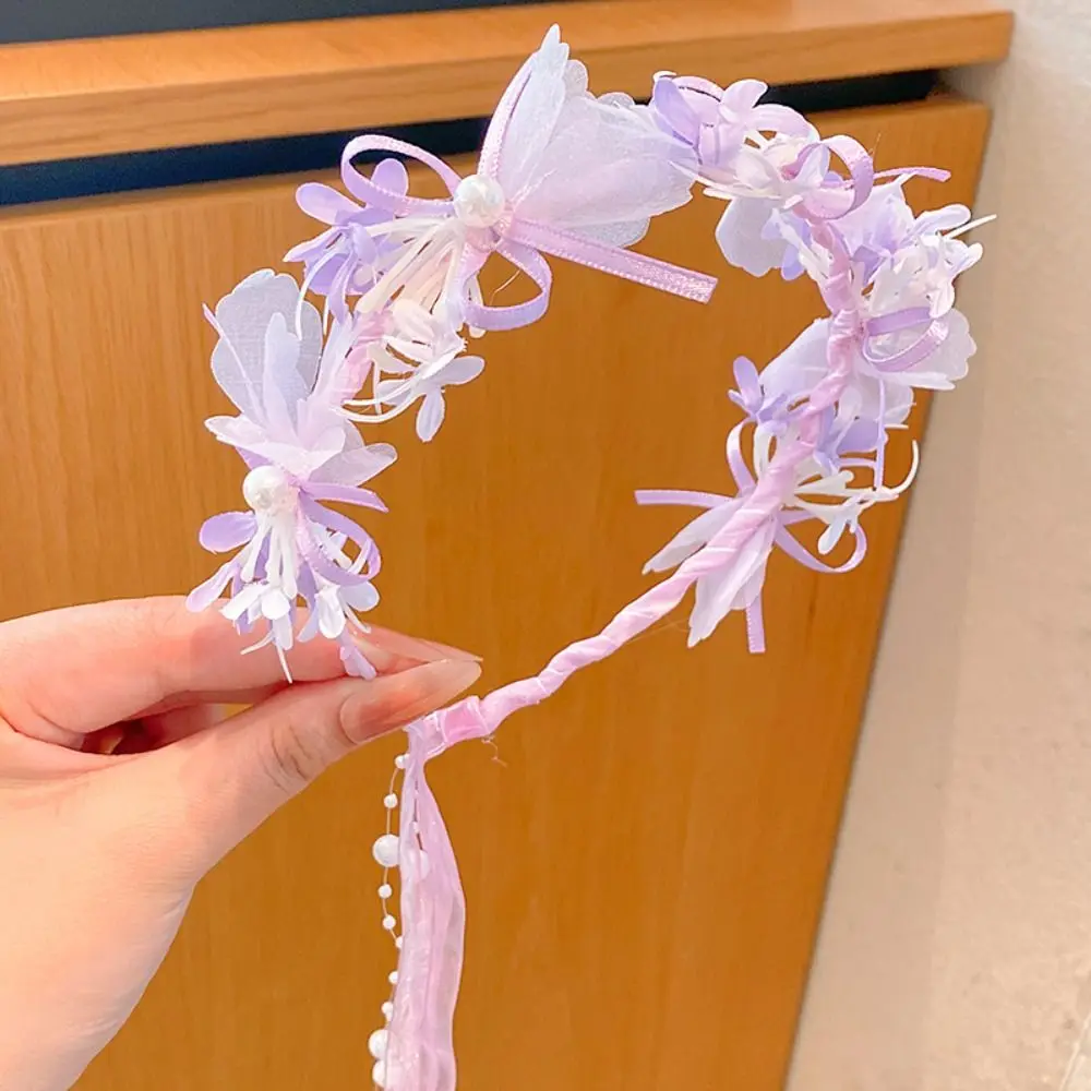 Sweet Children Flower Headband Elegant Floral Garland Hanfu Headdress Hair Hoop Hair Accessories Floral Crown Hairband Cosplay
Sweet Children Flower Headband Elegant Floral Garland Hanfu Headdress Hair Hoop Hair Accessories Floral Crown Hairband Cosplay