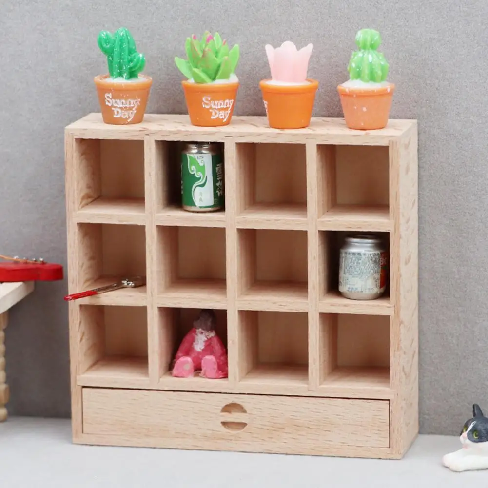 Dollhouse Potted Plant Models Realistic Dollhouse Miniature Furniture Compact 12-drawer Cabinet Model for Storage Doll House
Dollhouse Potted Plant Models Realistic Dollhouse Miniature Furniture Compact 12-drawer Cabinet Model for Storage Doll House