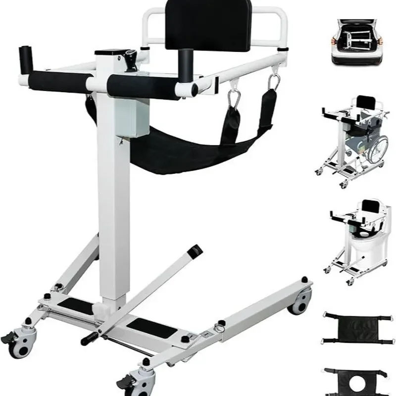 Portable Folding Electric Transfer Machine for Car Seat Transport Wheelchair Hoist Disabled Toilet Chair
Portable Folding Electric Transfer Machine for Car Seat Transport Wheelchair Hoist Disabled Toilet Chair