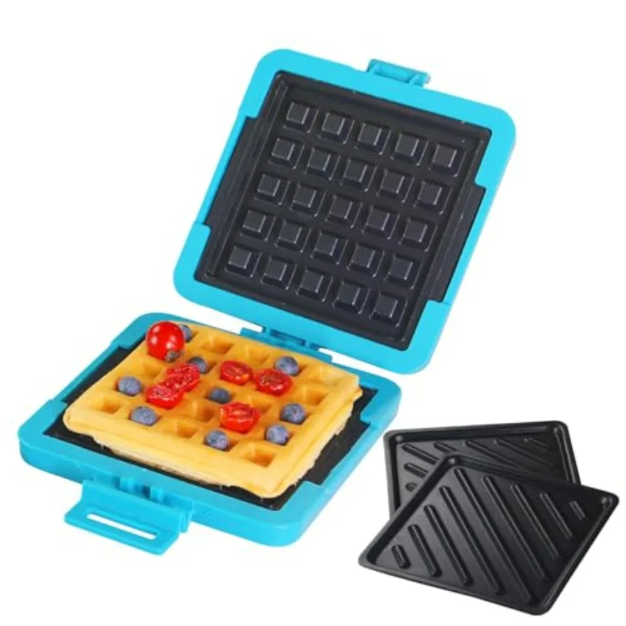 Многофункциональная сэндвичница-вафельница синего цвета, не требующая электричества, безопасная для посудомоечных машин, беспроводная, экономит время, быстрая, для приготовления тостов и панини
Многофункциональная сэндвичница-вафельница синего цвета, не требующая электричества, безопасная для посудомоечных машин, беспроводная, экономит время, быстрая, для приготовления тостов и панини