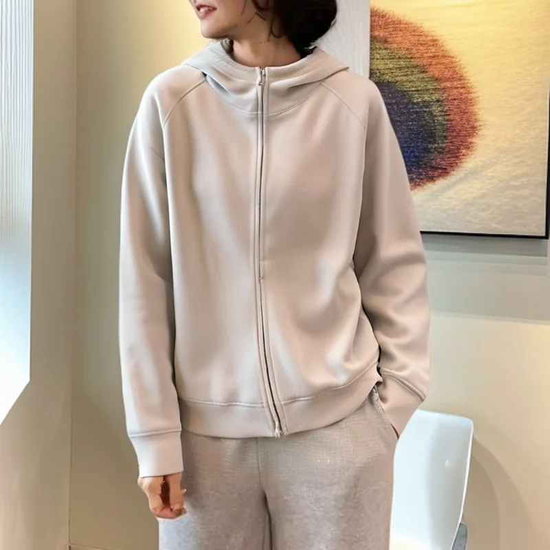 Casual Hoodie Women's Comfortable Solid Zipper Design Fashion Outerwear Loose Fit Spring Autumn Korean Style Women Top
Casual Hoodie Women's Comfortable Solid Zipper Design Fashion Outerwear Loose Fit Spring Autumn Korean Style Women Top