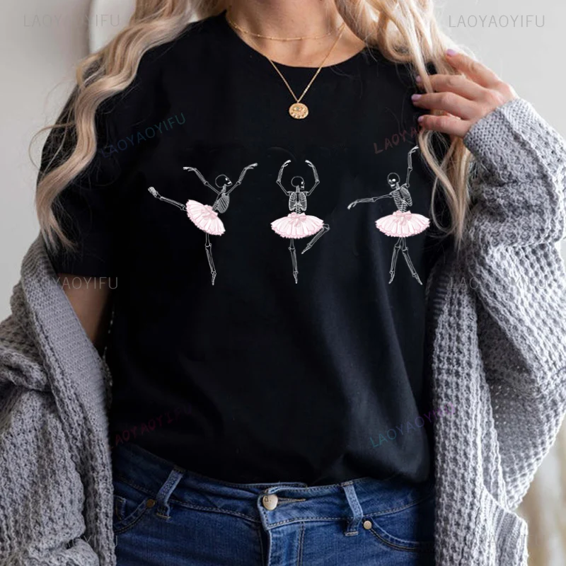 Skeleton Ballet Print TShirts Short Sleeve Retro Funny Halloween Hippie Cute Graphic Tee Art Women Casual Summer Breathable Tops
Skeleton Ballet Print TShirts Short Sleeve Retro Funny Halloween Hippie Cute Graphic Tee Art Women Casual Summer Breathable Tops