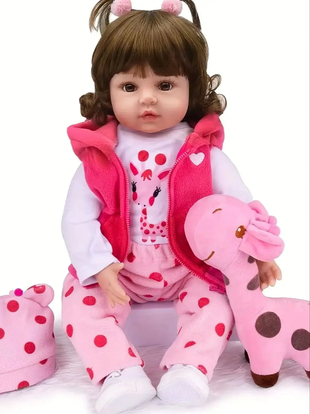 Reborn Doll Realistic 48cm Soft Vinyl Reborn Youngsters Doll | Pink Outfit, Rubber Material,
Reborn Doll Realistic 48cm Soft Vinyl Reborn Youngsters Doll | Pink Outfit, Rubber Material,
