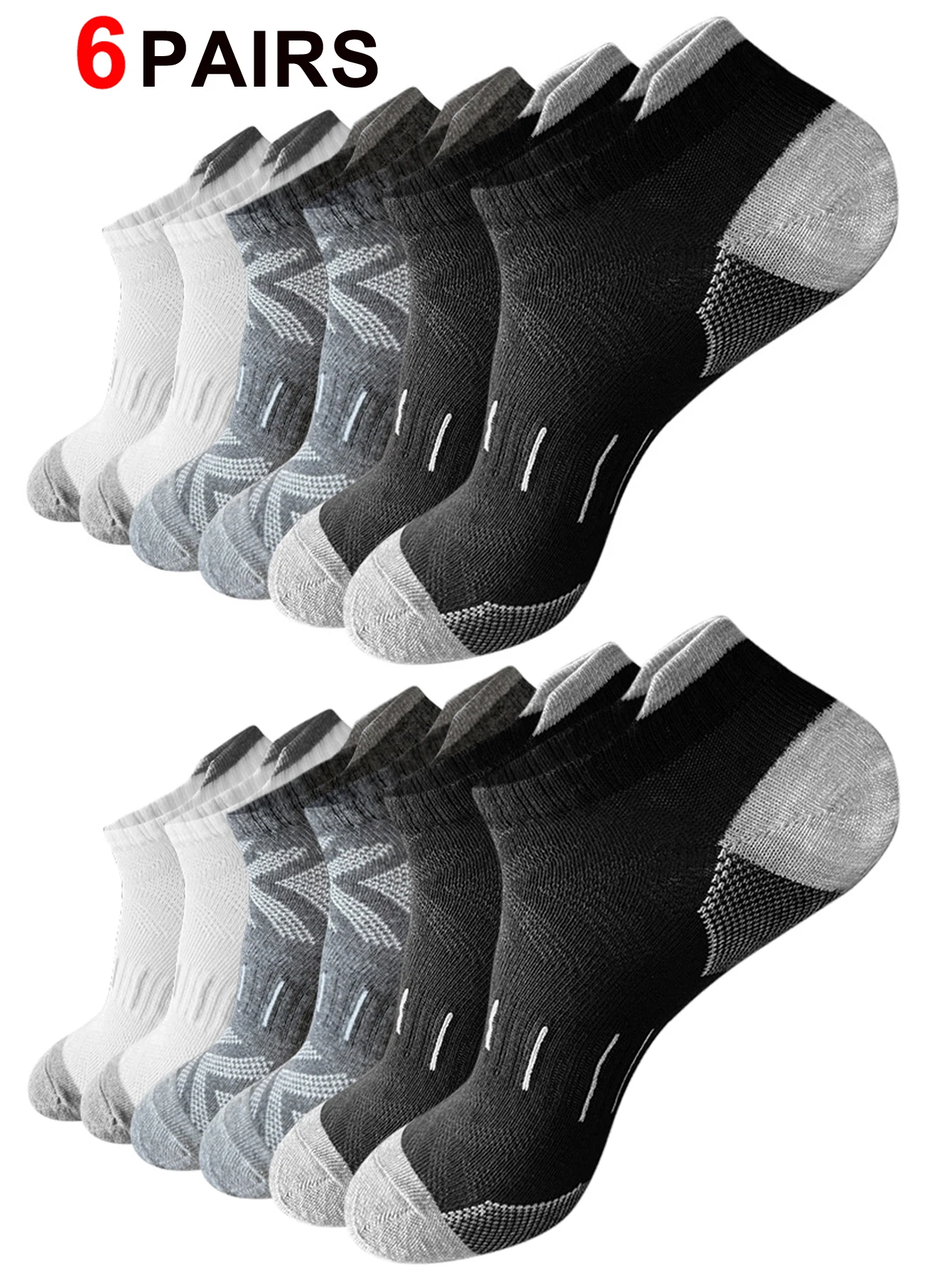 6/9Pairs Men's Marathon Running Socks Breathable Sweat-Absorbing Wear-Resistant Mesh Sports Socks for Football Basketball
6/9Pairs Men's Marathon Running Socks Breathable Sweat-Absorbing Wear-Resistant Mesh Sports Socks for Football Basketball