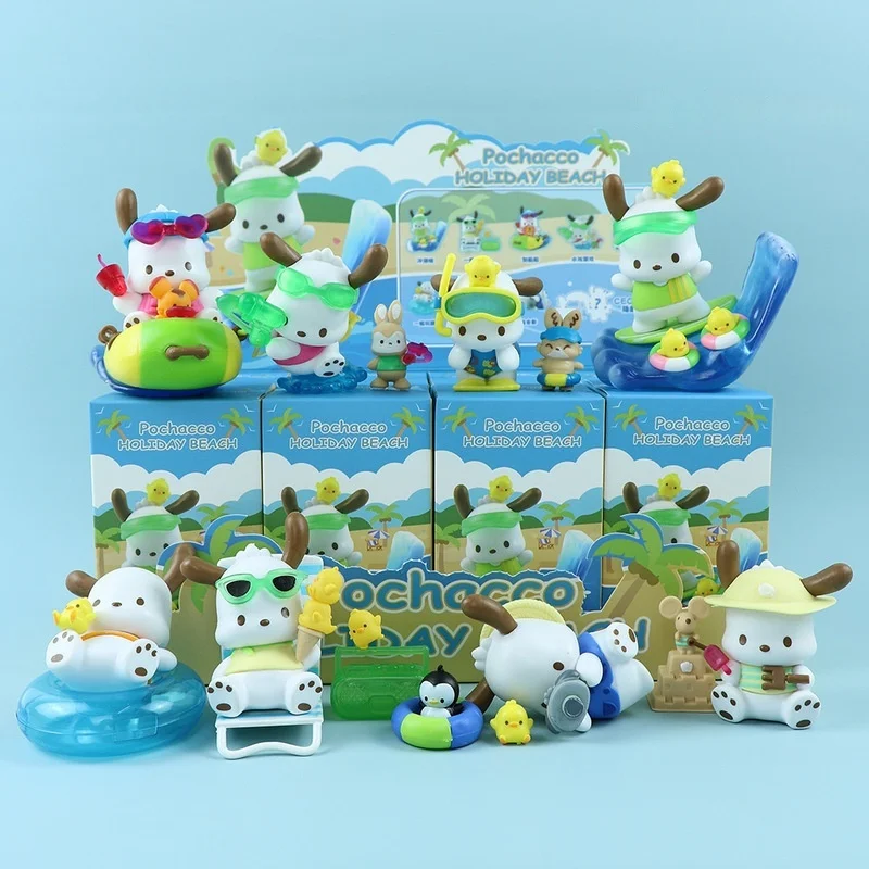 Новый Sanrio Pochacco слепая коробка Holiday Beach Series Mysterious Surprise Box Guess Bag Рисунок Аниме Модель Кукла Игрушка Рождественский подарок
Новый Sanrio Pochacco слепая коробка Holiday Beach Series Mysterious Surprise Box Guess Bag Рисунок Аниме Модель Кукла Игрушка Рождественский подарок