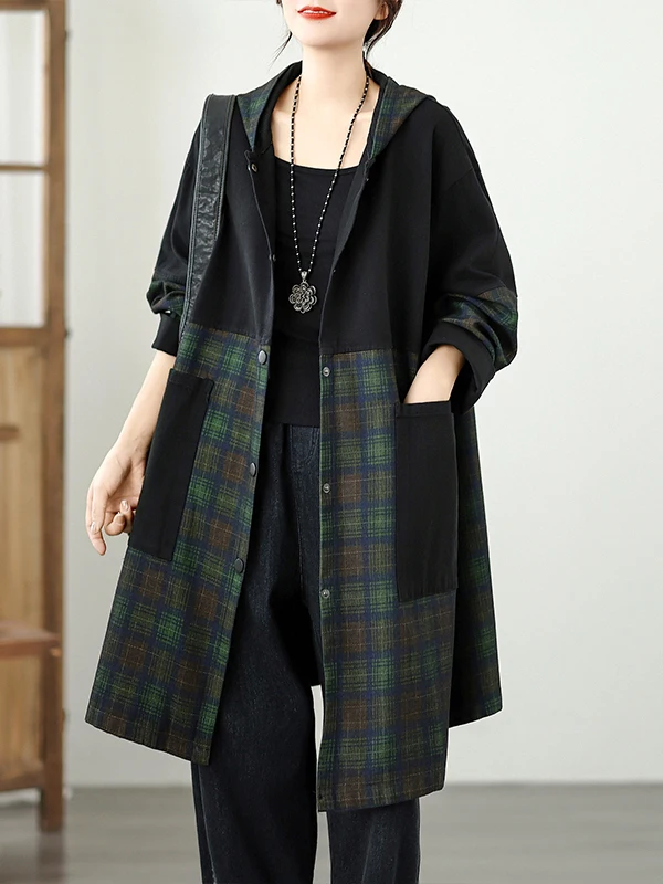 Ретро-кардиган-ветровка из денима с капюшоном, больших размеров, повседневный, приталенный, с пэчворком, весна-осень, для женщин
Ретро-кардиган-ветровка из денима с капюшоном, больших размеров, повседневный, приталенный, с пэчворком, весна-осень, для женщин