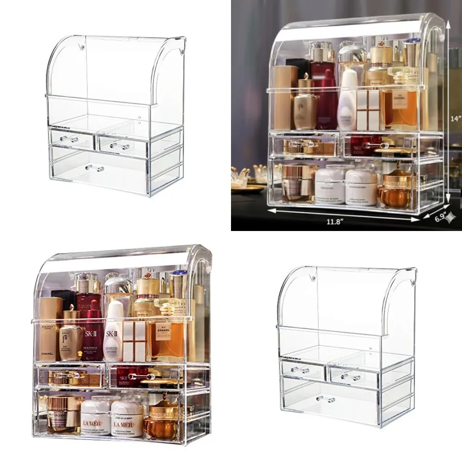 Professional Large Cosmetic Makeup Organizer Bathroom Storage Display Case Drawers
Professional Large Cosmetic Makeup Organizer Bathroom Storage Display Case Drawers
