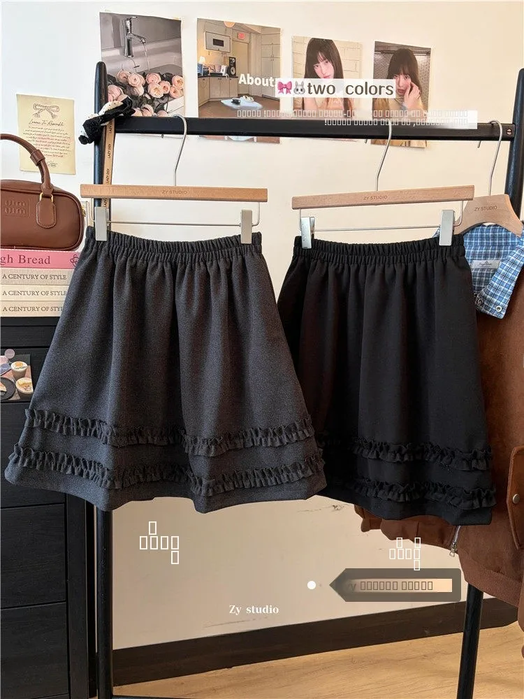 plus Size Thiened Woolen Pleated A-Line Skirt Women's Winter New Sle Slimming High Waist Elastic Waist f-length Skirt
plus Size Thiened Woolen Pleated A-Line Skirt Women's Winter New Sle Slimming High Waist Elastic Waist f-length Skirt