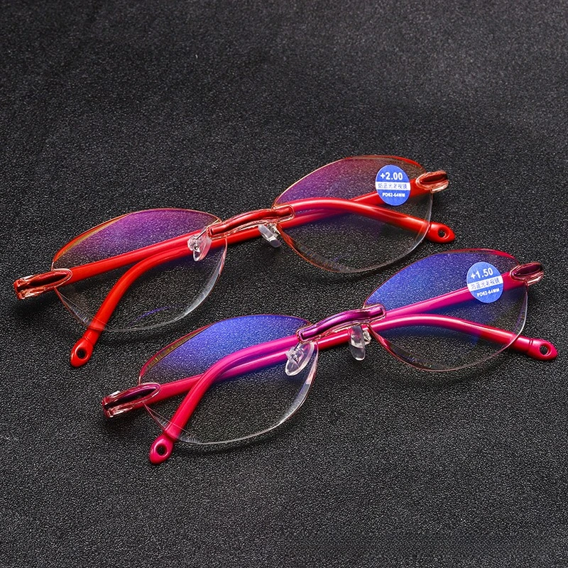 New Stylish Diamond-Cut Rimless Reading Glasses for Women Blue Light Blocking Eyeglasses Classic Style Presbyopic Eyewear
New Stylish Diamond-Cut Rimless Reading Glasses for Women Blue Light Blocking Eyeglasses Classic Style Presbyopic Eyewear