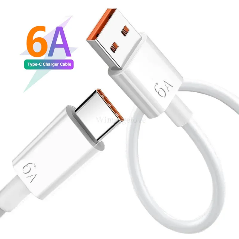 50 Piece 6A 66W USB C Cable Super-Fast Cable For Huawei Mate 40 50 Fast Charging USB Type C Charger Cable For Xiaomi 11 10 Pro
50 Piece 6A 66W USB C Cable Super-Fast Cable For Huawei Mate 40 50 Fast Charging USB Type C Charger Cable For Xiaomi 11 10 Pro
