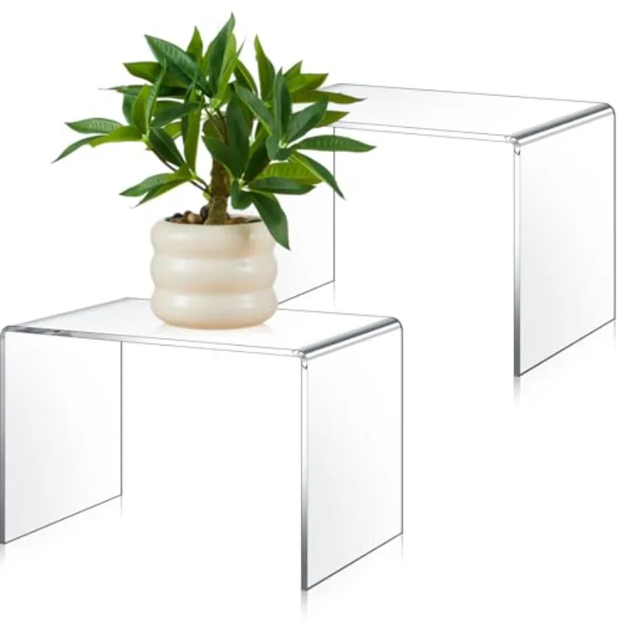 2 Pcs 10 Inch Large Acrylic Risers Display Stands 5 mm Thick Acrylic Shelf Riser Showcase for Collectibles Jewelry Cupcakes Foo
2 Pcs 10 Inch Large Acrylic Risers Display Stands 5 mm Thick Acrylic Shelf Riser Showcase for Collectibles Jewelry Cupcakes Foo