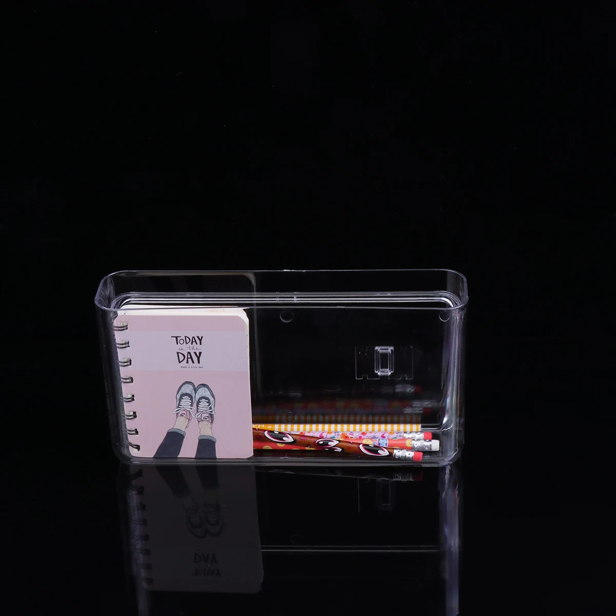 Large Transparent Desktop Organizer Plastic Storage Box for Stationery Makeup Remote Controls Desk Decor Eco-Friendly
Large Transparent Desktop Organizer Plastic Storage Box for Stationery Makeup Remote Controls Desk Decor Eco-Friendly