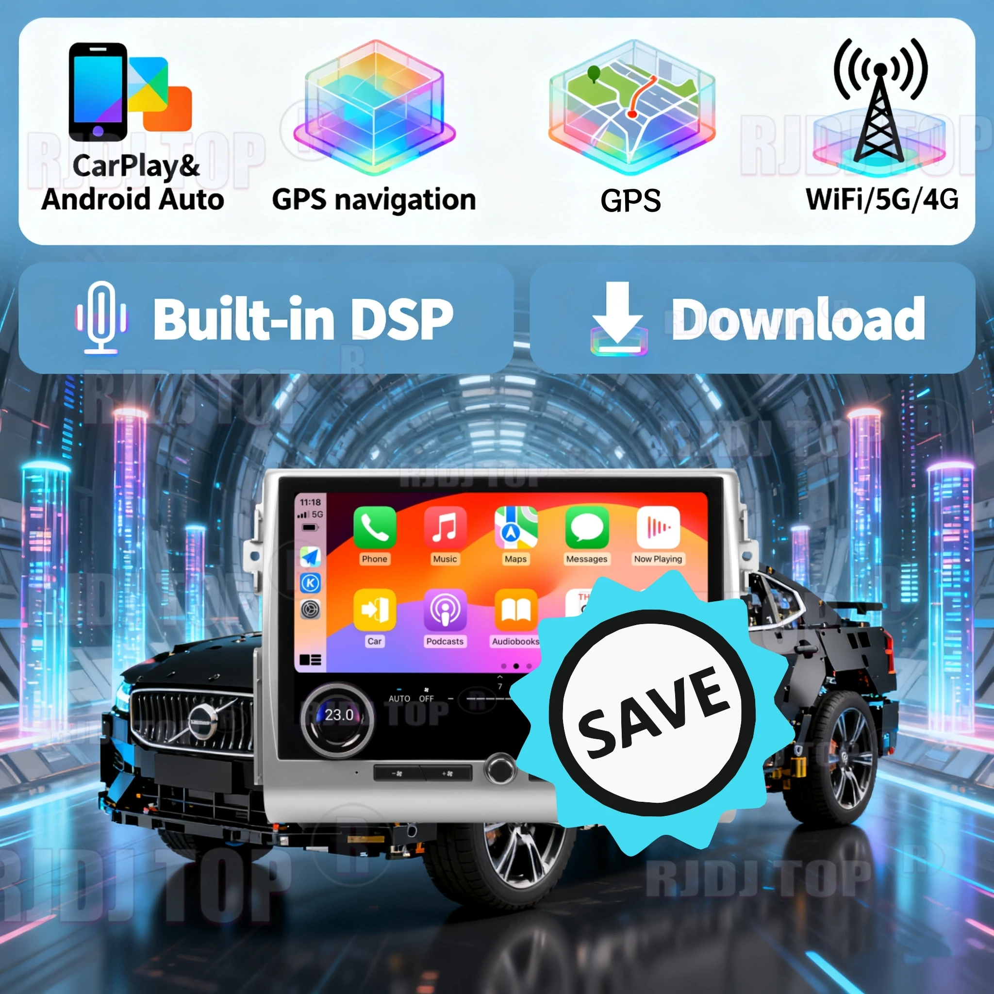 Android 13 For Toyota FJ Cruiser 2007-2022 Car CarPlay GPS Navigation Multimedia Video Player Car Stereo Radio 4G WiFi RDS IPS
Android 13 For Toyota FJ Cruiser 2007-2022 Car CarPlay GPS Navigation Multimedia Video Player Car Stereo Radio 4G WiFi RDS IPS