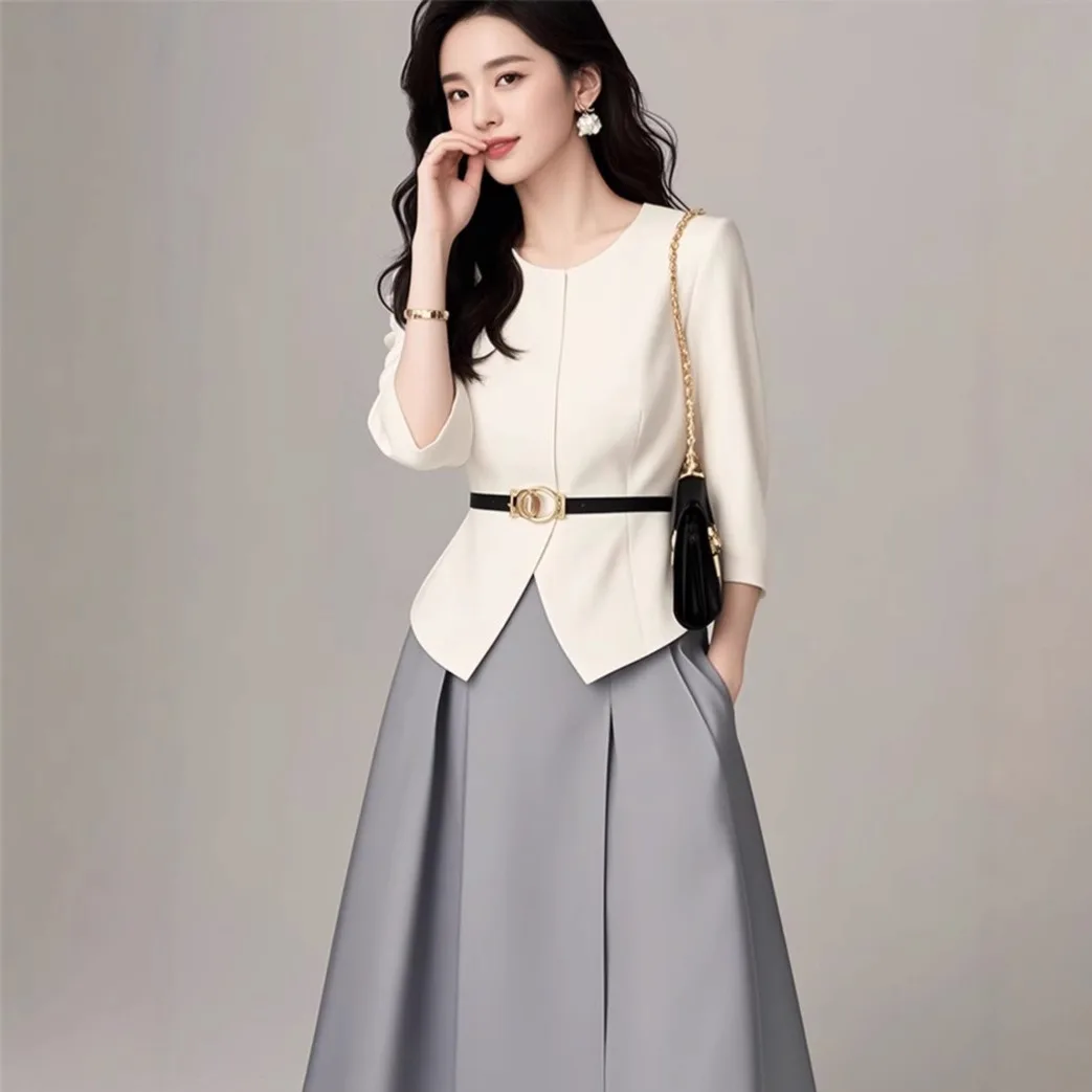 Ele Korean Sle Women's Dr Set Spring Summer Lightweight Luxury Sensation Important Ocns Slimming Skirt
Ele Korean Sle Women's Dr Set Spring Summer Lightweight Luxury Sensation Important Ocns Slimming Skirt