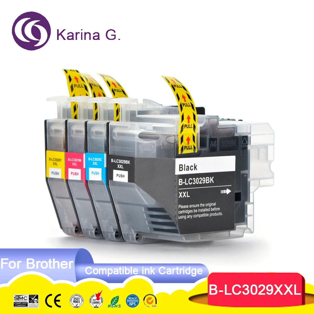 LC3029XL LC3029XXL LC3029 Цветной совместимый картридж премиум-класса для Brother MFC-J5830DW/MFC-J5830DW XL/MFC-J5930DW/MFC-J6535DW/
LC3029XL LC3029XXL LC3029 Цветной совместимый картридж премиум-класса для Brother MFC-J5830DW/MFC-J5830DW XL/MFC-J5930DW/MFC-J6535DW/