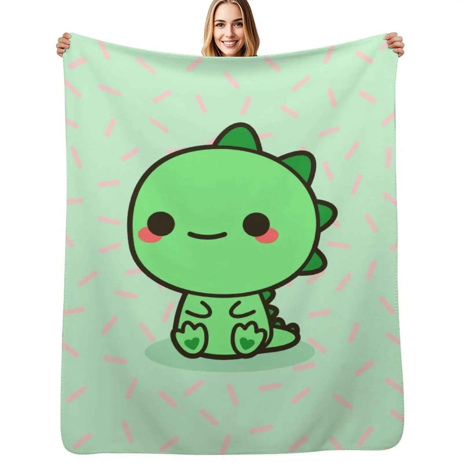 Kawaii Dinosaur Throw Blanket Soft Sherpa Fleece Warm Blanket for Winter
Kawaii Dinosaur Throw Blanket Soft Sherpa Fleece Warm Blanket for Winter