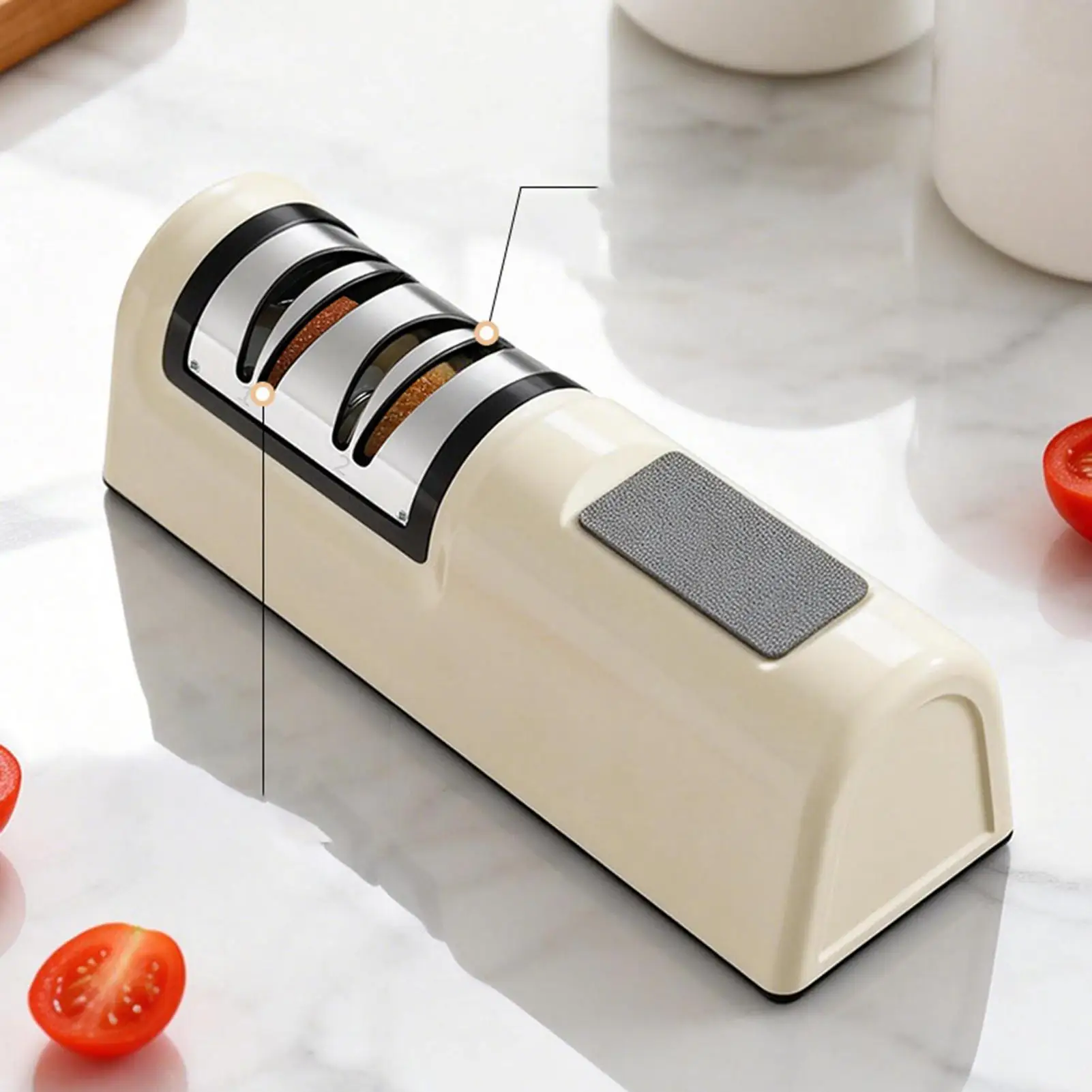 Cutter Sharpening Tool Lightweight Sharpening Gadget Electric Sharpening Tool Kitchen Cutter For Home Dormitory Hotel Restaurant
Cutter Sharpening Tool Lightweight Sharpening Gadget Electric Sharpening Tool Kitchen Cutter For Home Dormitory Hotel Restaurant