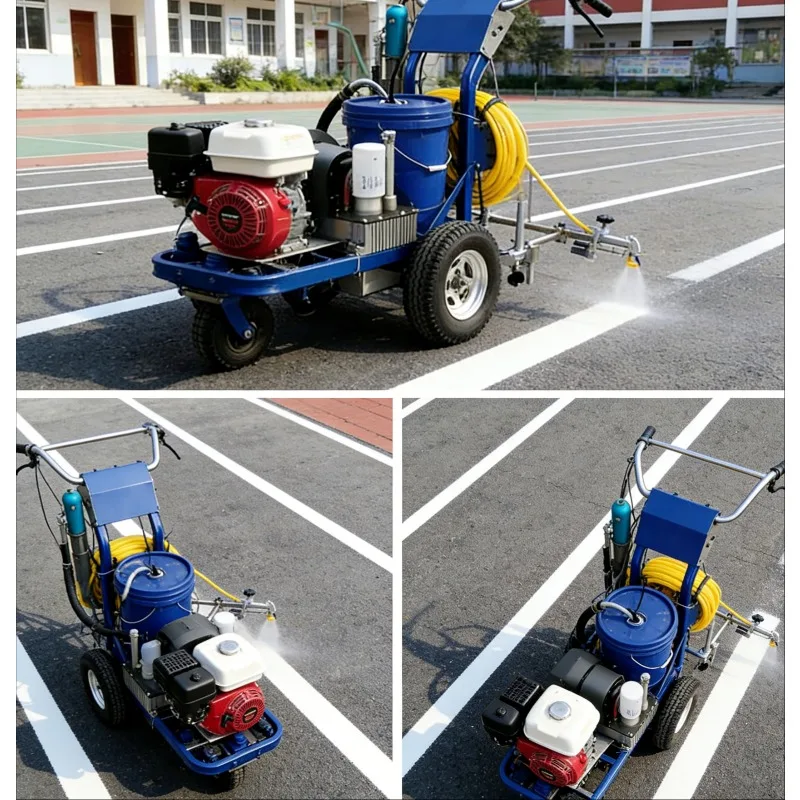 Customized Hand-push Type Cold Spray Line Marking Machine Suitable for School Area Safety Linesand Stadium Running Track Marking
Customized Hand-push Type Cold Spray Line Marking Machine Suitable for School Area Safety Linesand Stadium Running Track Marking