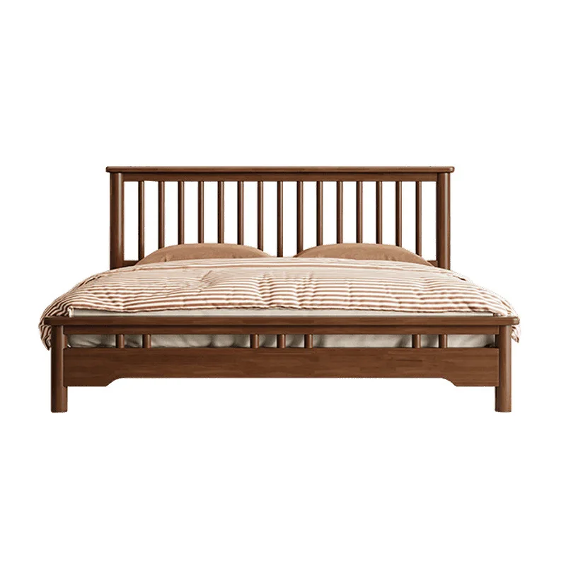 Solid wood bed double1.58 meters master bedroom large storage American row skeleton frame 1 meter 2 single
Solid wood bed double1.58 meters master bedroom large storage American row skeleton frame 1 meter 2 single