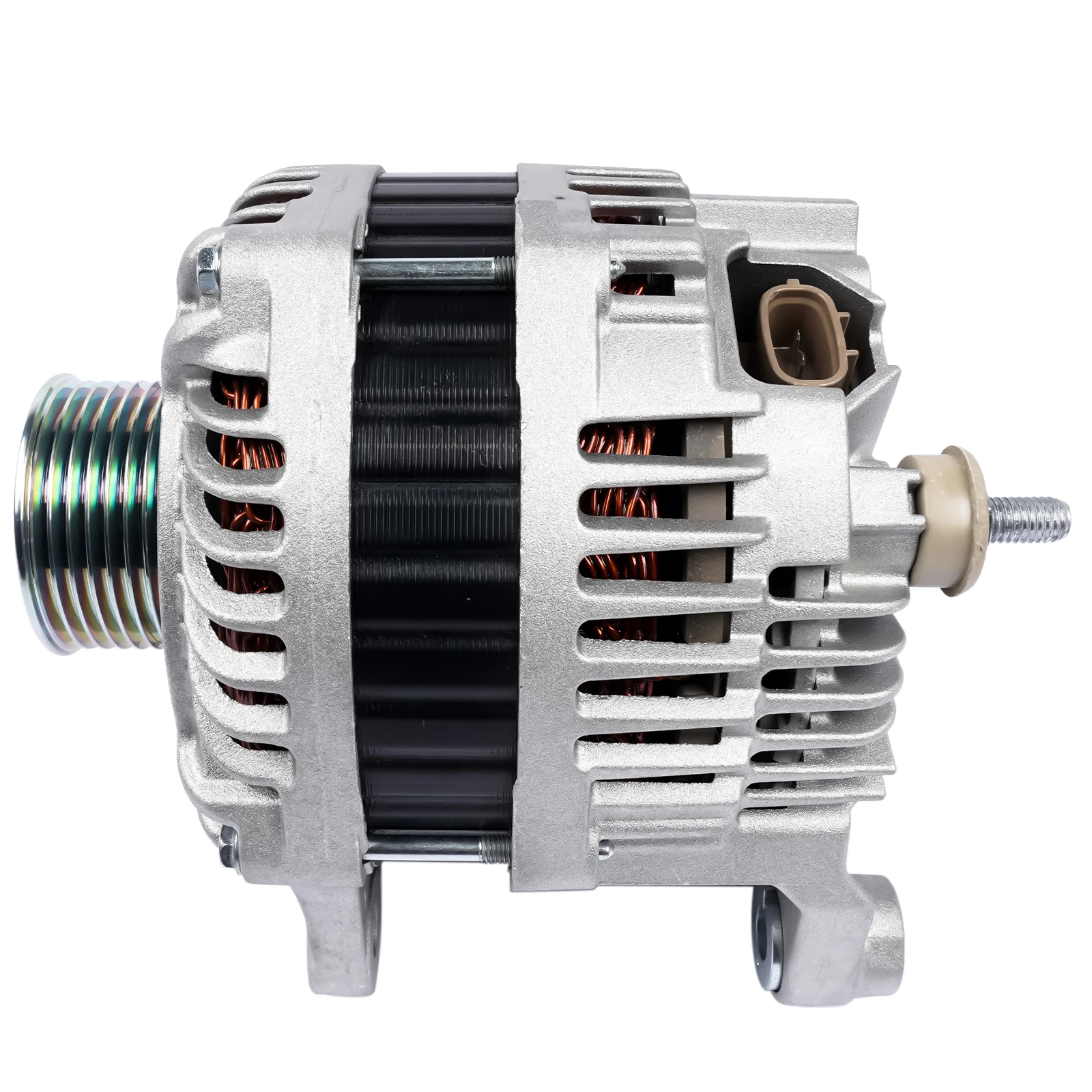 12V 150A Alternator with 7-Groove Pulley Fits for INFINITI EX35 EX37 M35 M37 Q60 Q70 Nissan 350Z 370Z 2007-2016
12V 150A Alternator with 7-Groove Pulley Fits for INFINITI EX35 EX37 M35 M37 Q60 Q70 Nissan 350Z 370Z 2007-2016