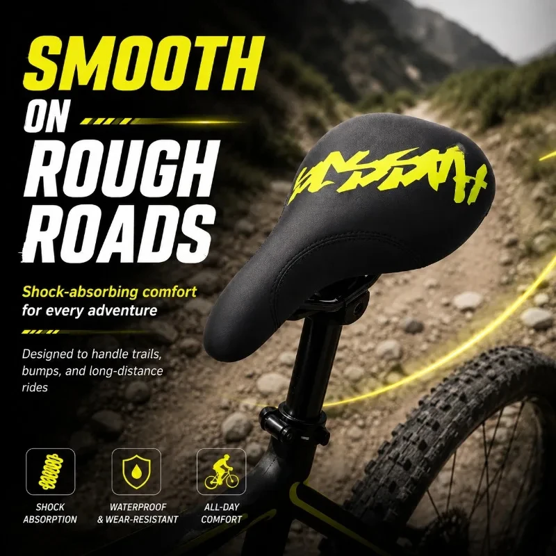 Earth Slope MTB Saddle Bicycle Seat 250g Lightweight PU Leather Shockproof Waterproof Breathable Hollow Mountain Bike Cycling
Earth Slope MTB Saddle Bicycle Seat 250g Lightweight PU Leather Shockproof Waterproof Breathable Hollow Mountain Bike Cycling