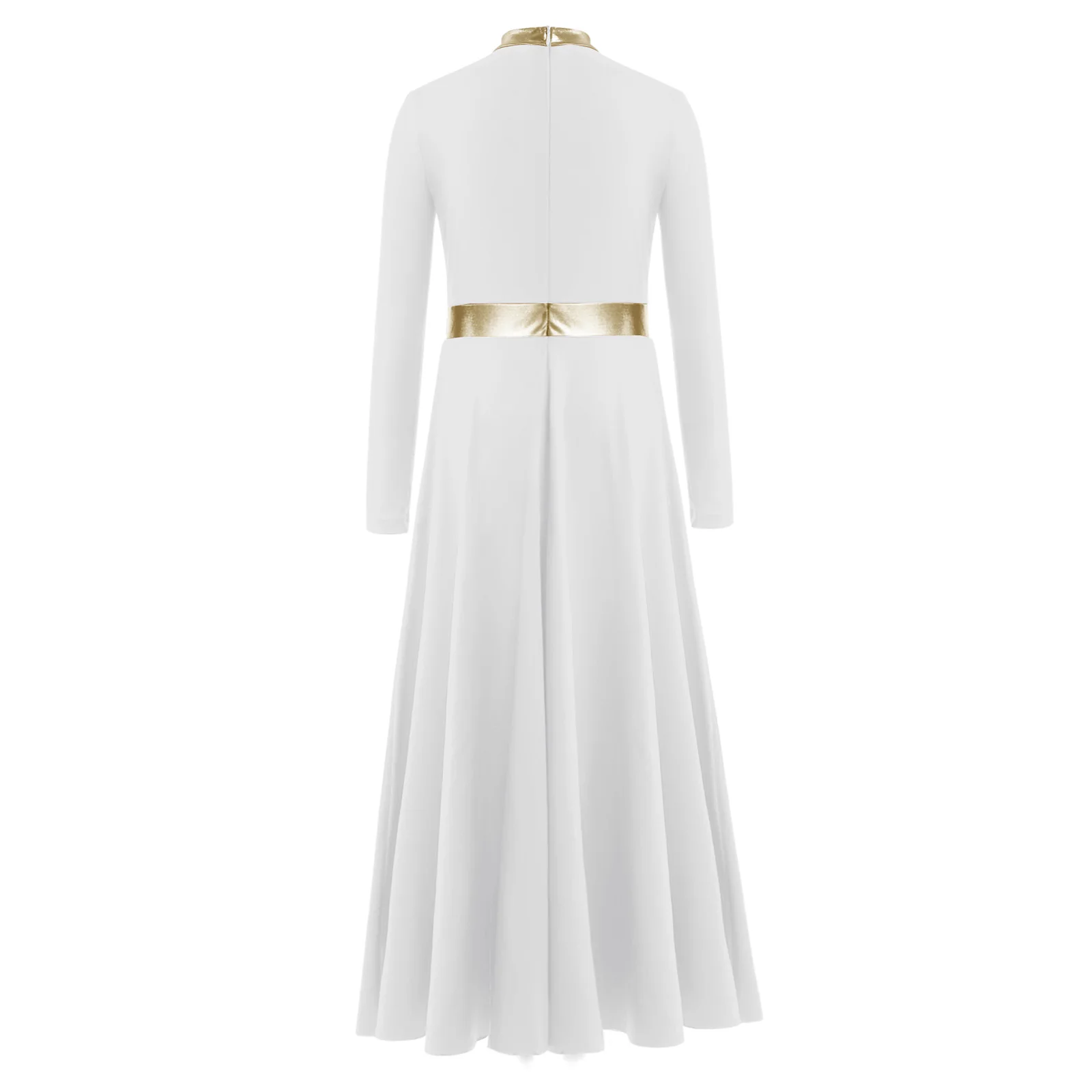 Kids Girls Worship Liturgical Church Choir Costume Robe Dress Long Sleeve Zipper Ankle Length Praise Lyrical Ballet Dance Dress
Kids Girls Worship Liturgical Church Choir Costume Robe Dress Long Sleeve Zipper Ankle Length Praise Lyrical Ballet Dance Dress