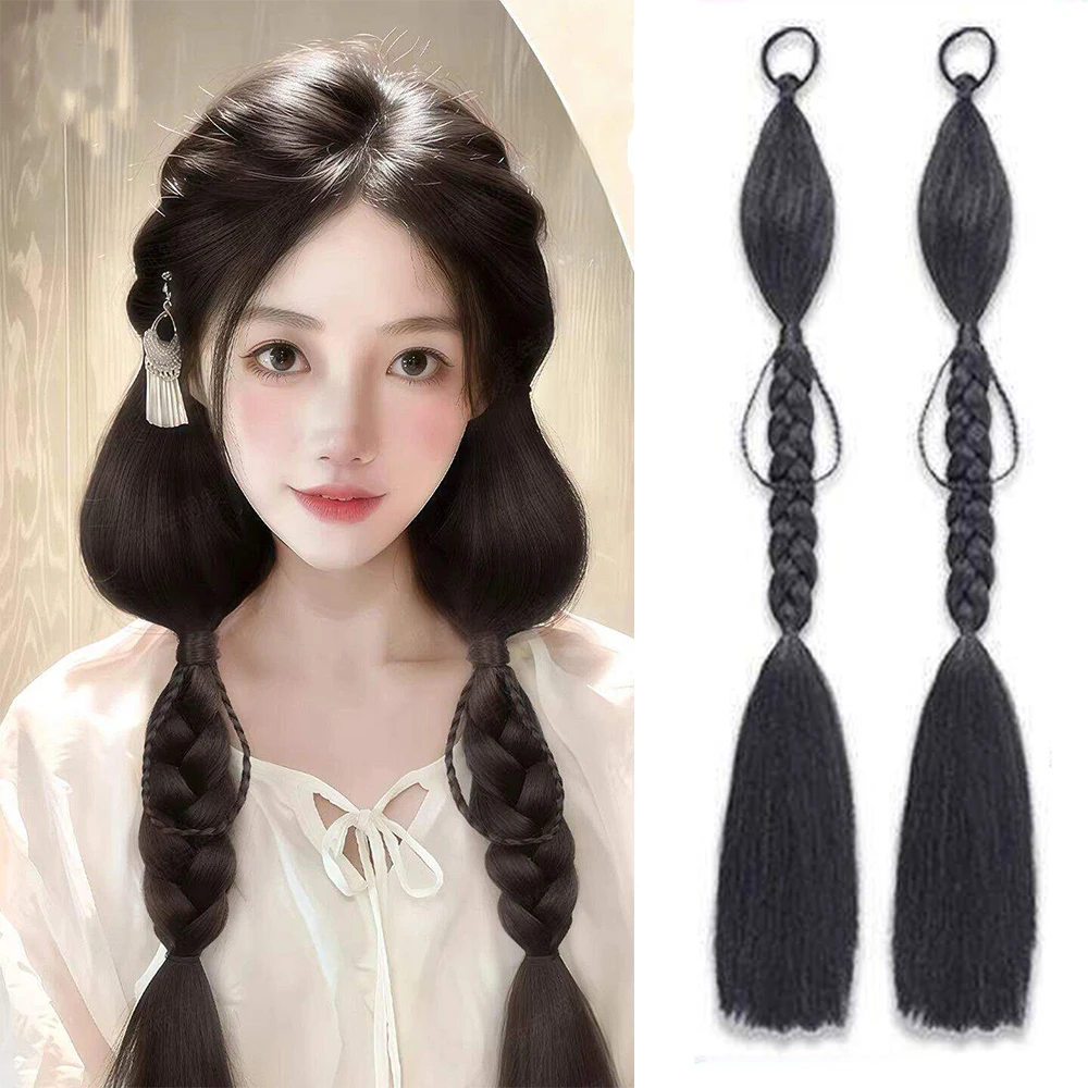 2Pcs Jellyfish Braided Ponytail Synthetic Hair Heat Resistant Hair Accessories for Women Daily Party Cosplay Hairpiece
2Pcs Jellyfish Braided Ponytail Synthetic Hair Heat Resistant Hair Accessories for Women Daily Party Cosplay Hairpiece