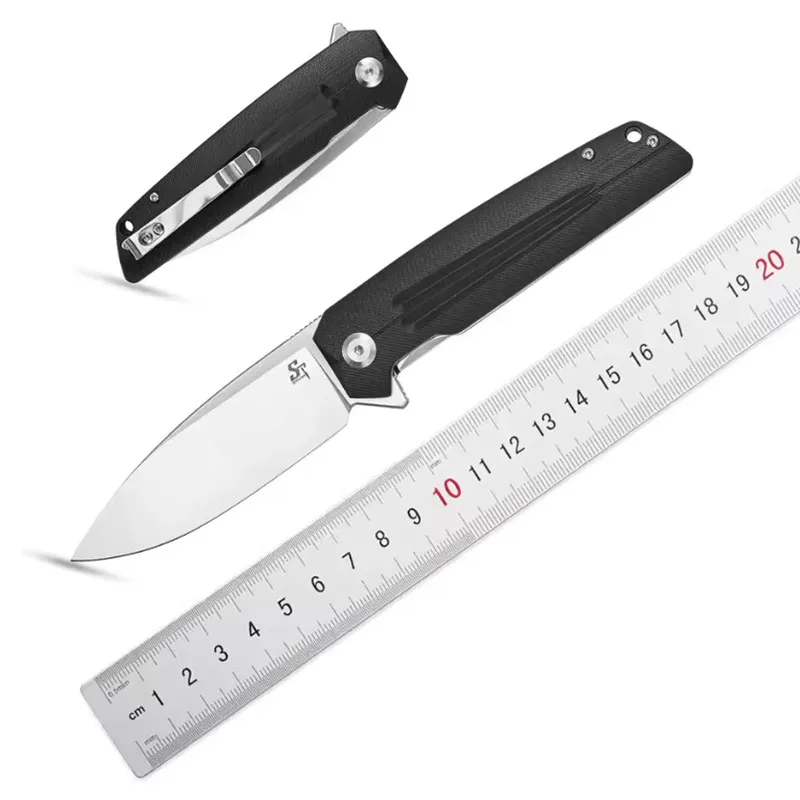 Eafengrow Sitivien ST152 Real K110 Blade Folding Knife Micarta Handle Flipper Outdoor EDC Pocket Camping Hunting Knife
Eafengrow Sitivien ST152 Real K110 Blade Folding Knife Micarta Handle Flipper Outdoor EDC Pocket Camping Hunting Knife