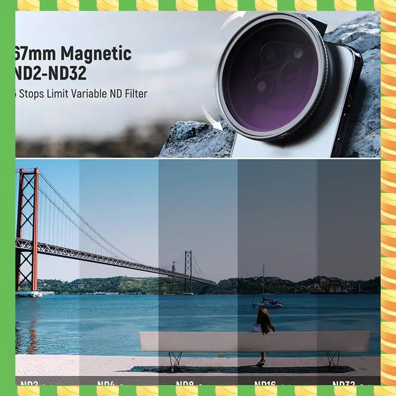 AB53 Clip On 67 мм ND2-32 Магнитный комплект фильтров для объектива телефона Зажим для телефона с магнитным переходным кольцом для телефона
AB53 Clip On 67 мм ND2-32 Магнитный комплект фильтров для объектива телефона Зажим для телефона с магнитным переходным кольцом для телефона