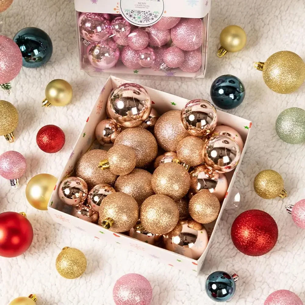 44pcs Set Christmas Balls Christmas Tree Ornaments Xmas Hanging Tree Pendants Home Party Christmas Tree Decor New Year Gifts
44pcs Set Christmas Balls Christmas Tree Ornaments Xmas Hanging Tree Pendants Home Party Christmas Tree Decor New Year Gifts