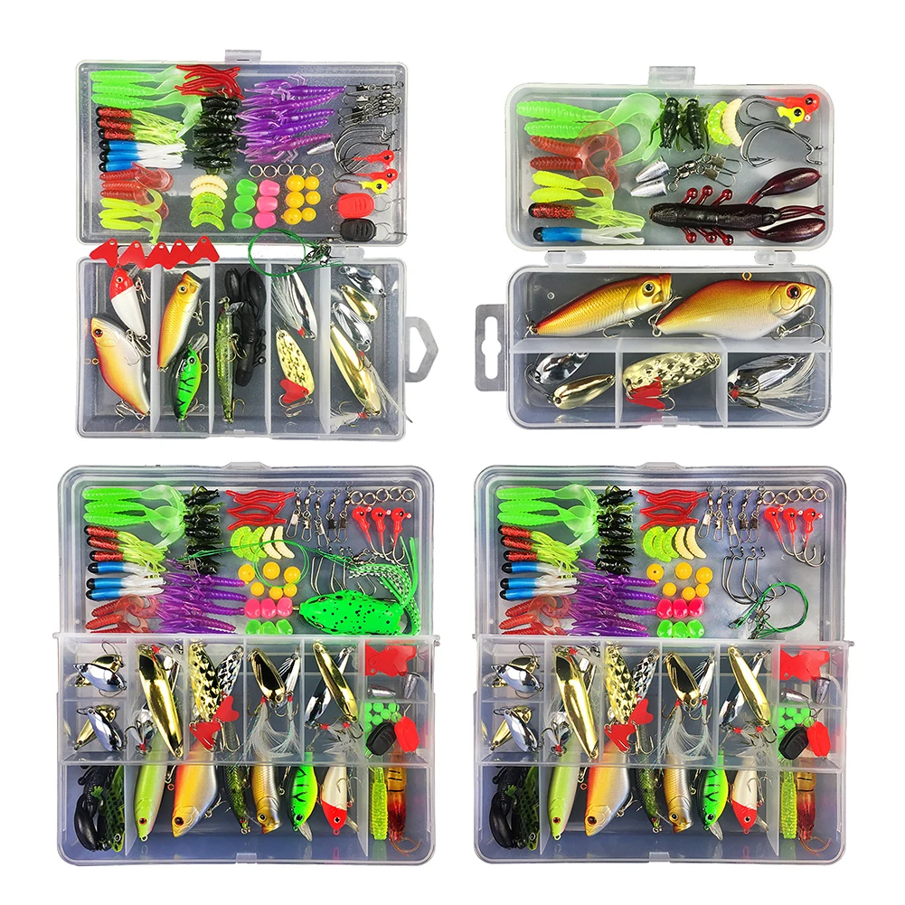 Artificial Fishing Bait VIB Fishing Bait Set Mixed Tackle Fishing Accessories With Tackle Box And Fishing Gear Lures Kit Set
Artificial Fishing Bait VIB Fishing Bait Set Mixed Tackle Fishing Accessories With Tackle Box And Fishing Gear Lures Kit Set