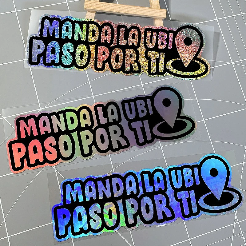 1 шт. MANDA LA UBI PASO POR TI испанский стиль мотоциклетные наклейки водостойкие для обтекателя мотоцикла окна автомобиля кузов виниловые наклейки
1 шт. MANDA LA UBI PASO POR TI испанский стиль мотоциклетные наклейки водостойкие для обтекателя мотоцикла окна автомобиля кузов виниловые наклейки
