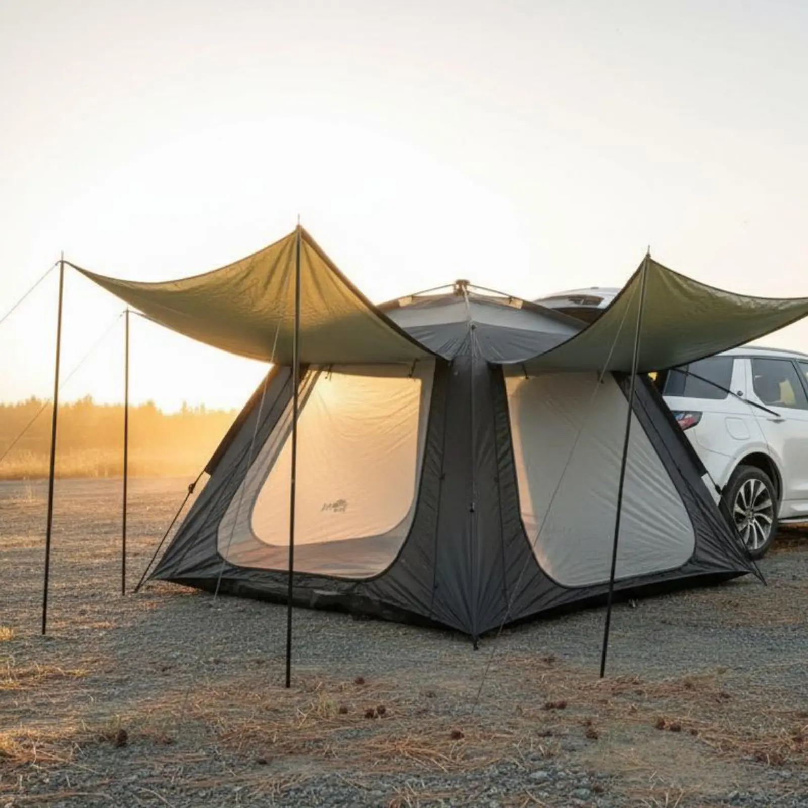 Automatic Car Rear Tent 210D Oxford Textile Hatchback Camping Tent Outdoor Gear Portable Sun Protection for Travelers, Beach
Automatic Car Rear Tent 210D Oxford Textile Hatchback Camping Tent Outdoor Gear Portable Sun Protection for Travelers, Beach