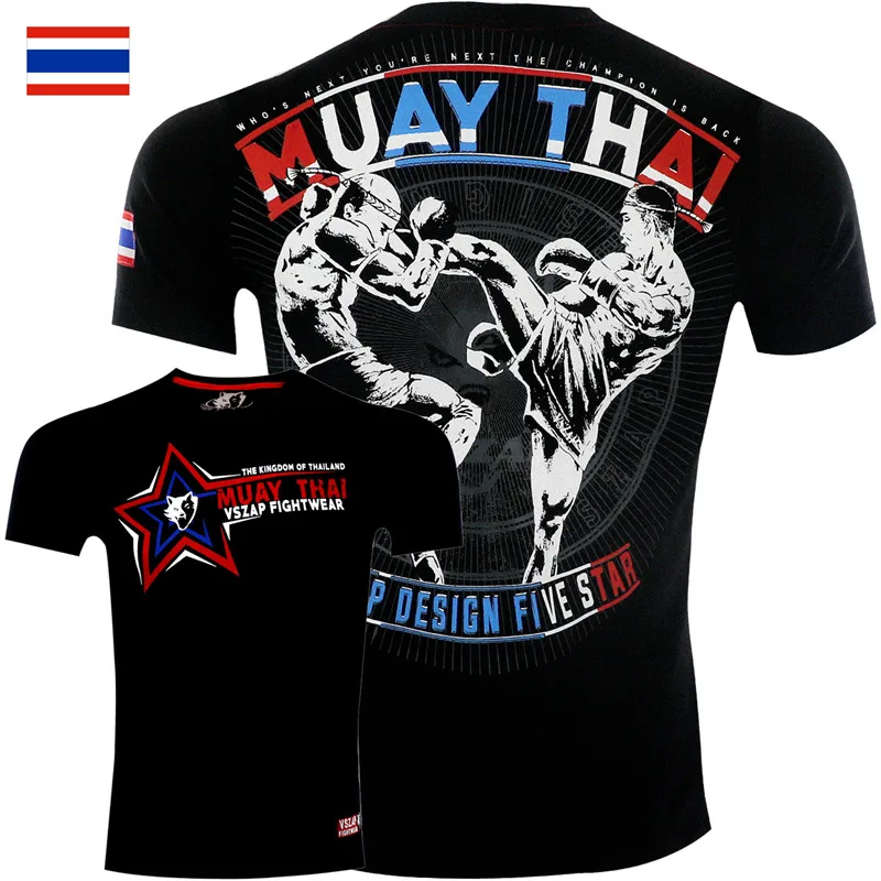 Vszap Men Muay thai T Shirt Short Sleeved Sports Running Gym Fitness MMA Training Shirts Dry Fit Sportswear Boxing Quick Dry
Vszap Men Muay thai T Shirt Short Sleeved Sports Running Gym Fitness MMA Training Shirts Dry Fit Sportswear Boxing Quick Dry