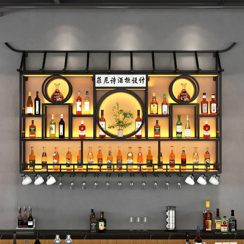 Chinese Light Wine Rack Bar Library Living Room Luxury Large Storage Grocery Store Wine Rack Showcase Vitrina Bar Furniture
Chinese Light Wine Rack Bar Library Living Room Luxury Large Storage Grocery Store Wine Rack Showcase Vitrina Bar Furniture