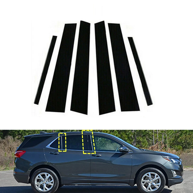 6pcs Set Black Pillar Posts Window Door Side Trim Decal Cover Stickers Fit For Chevy Equinox 2018 2019 2020 2021 2022 2023
6pcs Set Black Pillar Posts Window Door Side Trim Decal Cover Stickers Fit For Chevy Equinox 2018 2019 2020 2021 2022 2023