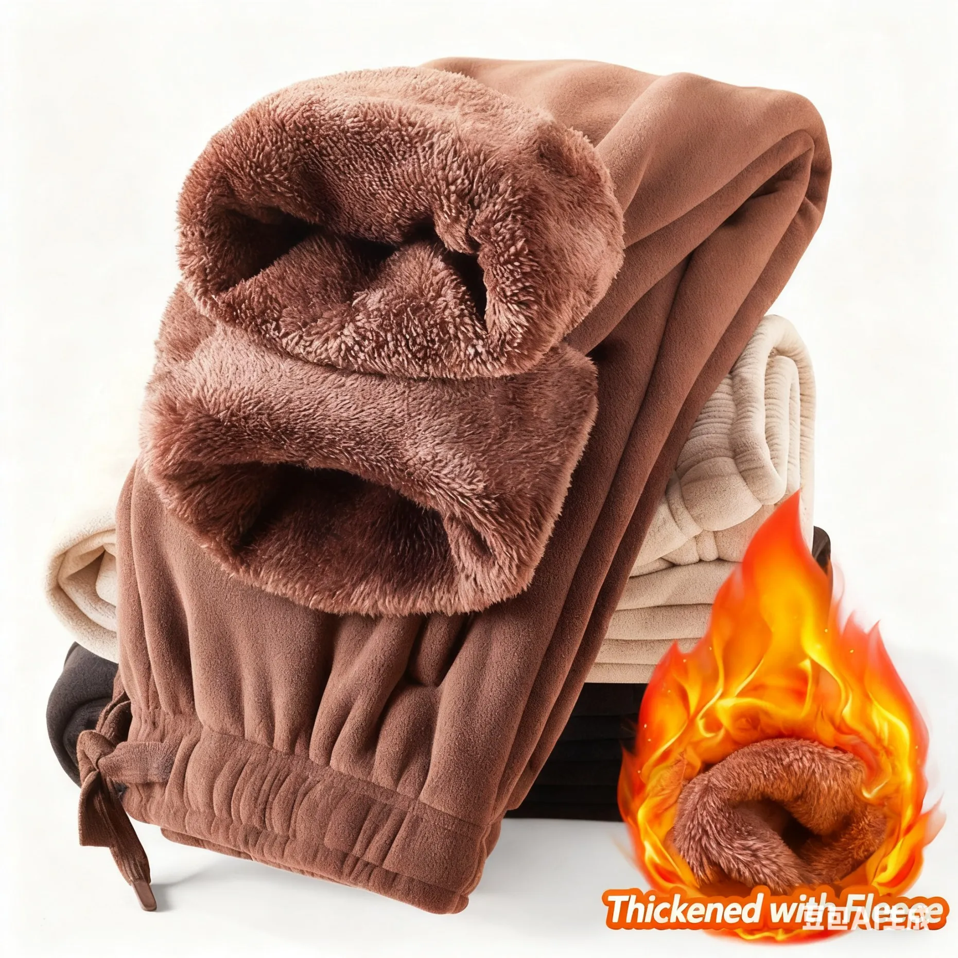 Men's Double-Sided Fleece Pants, Aurora Terry Joggers Thermal Winter Sweatpants For Man, Cuffed Ankles Casual Man Pants
Men's Double-Sided Fleece Pants, Aurora Terry Joggers Thermal Winter Sweatpants For Man, Cuffed Ankles Casual Man Pants