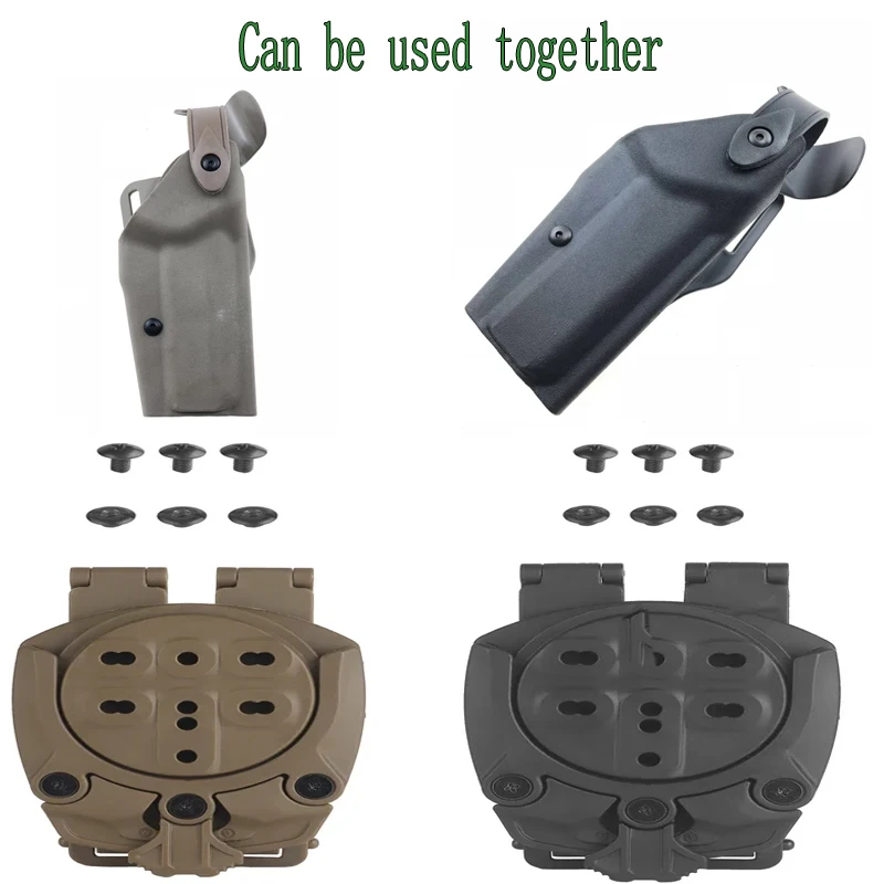 Tactical Quick Disconnect Kit 360 Degree Angle Platform with Molle Clamp Kydex Adapter Accessory Tactical Gear Adapter
Tactical Quick Disconnect Kit 360 Degree Angle Platform with Molle Clamp Kydex Adapter Accessory Tactical Gear Adapter