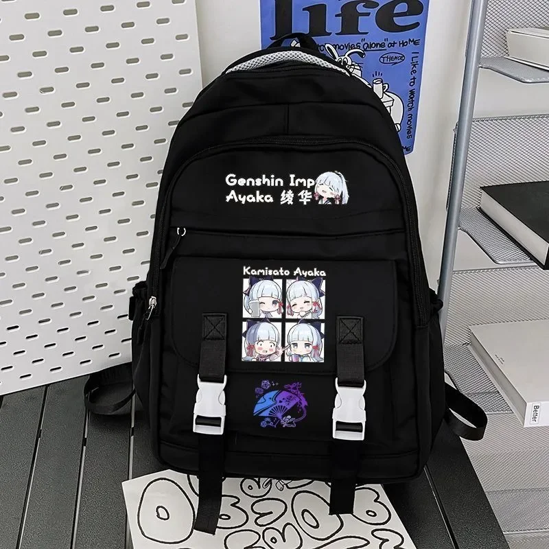Breathable mesh, Black Blue, Genshin Impact, Student Kids Teens School Bags, Large Capacity Mochilas Anime Backpacks Girls Boys
Breathable mesh, Black Blue, Genshin Impact, Student Kids Teens School Bags, Large Capacity Mochilas Anime Backpacks Girls Boys