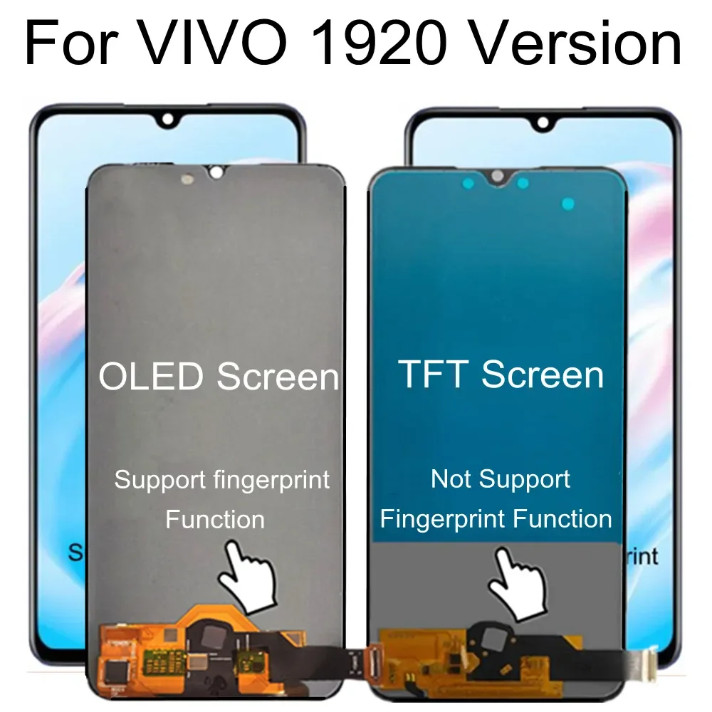 6.38" For Vivo 1920 LCD For VIVO V17 LCD Display Touch Screen Assembly Replacement Accessory For Vivo S1 Pro LCD
6.38" For Vivo 1920 LCD For VIVO V17 LCD Display Touch Screen Assembly Replacement Accessory For Vivo S1 Pro LCD