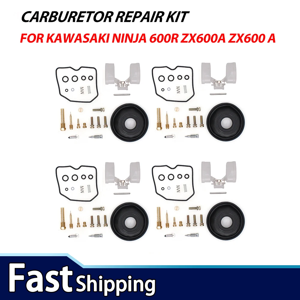 For Kawasaki Ninja 600R ZX600A ZX600 A 1985-1987 Carburetor Repair Kit Carb Rebuild Set Vacuum Diaphragm Float
For Kawasaki Ninja 600R ZX600A ZX600 A 1985-1987 Carburetor Repair Kit Carb Rebuild Set Vacuum Diaphragm Float