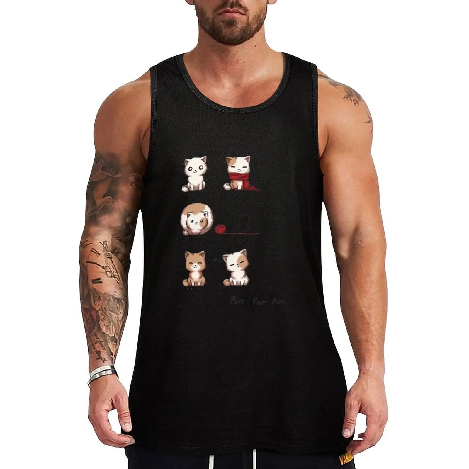 Soft Kitty Tank Top Simple Tank Top Basic Regular Fit Casual Undershirt
Soft Kitty Tank Top Simple Tank Top Basic Regular Fit Casual Undershirt