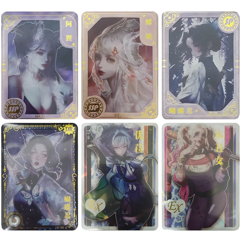 Anime Goddess Story Ahri Kochou Shinobu Eula Shenhe Hyuga Hinata Collectible Cards Christmas Birthday Gifts Children's Toys
Anime Goddess Story Ahri Kochou Shinobu Eula Shenhe Hyuga Hinata Collectible Cards Christmas Birthday Gifts Children's Toys