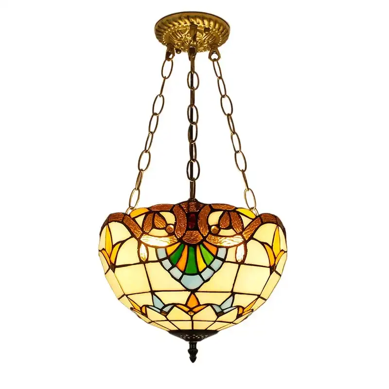 12inch Stained Glass Baroque Lampshade Anti-chandelier Tiffany Ceiling Light for Stairway Foyer Entryway Hallway Home Office
12inch Stained Glass Baroque Lampshade Anti-chandelier Tiffany Ceiling Light for Stairway Foyer Entryway Hallway Home Office