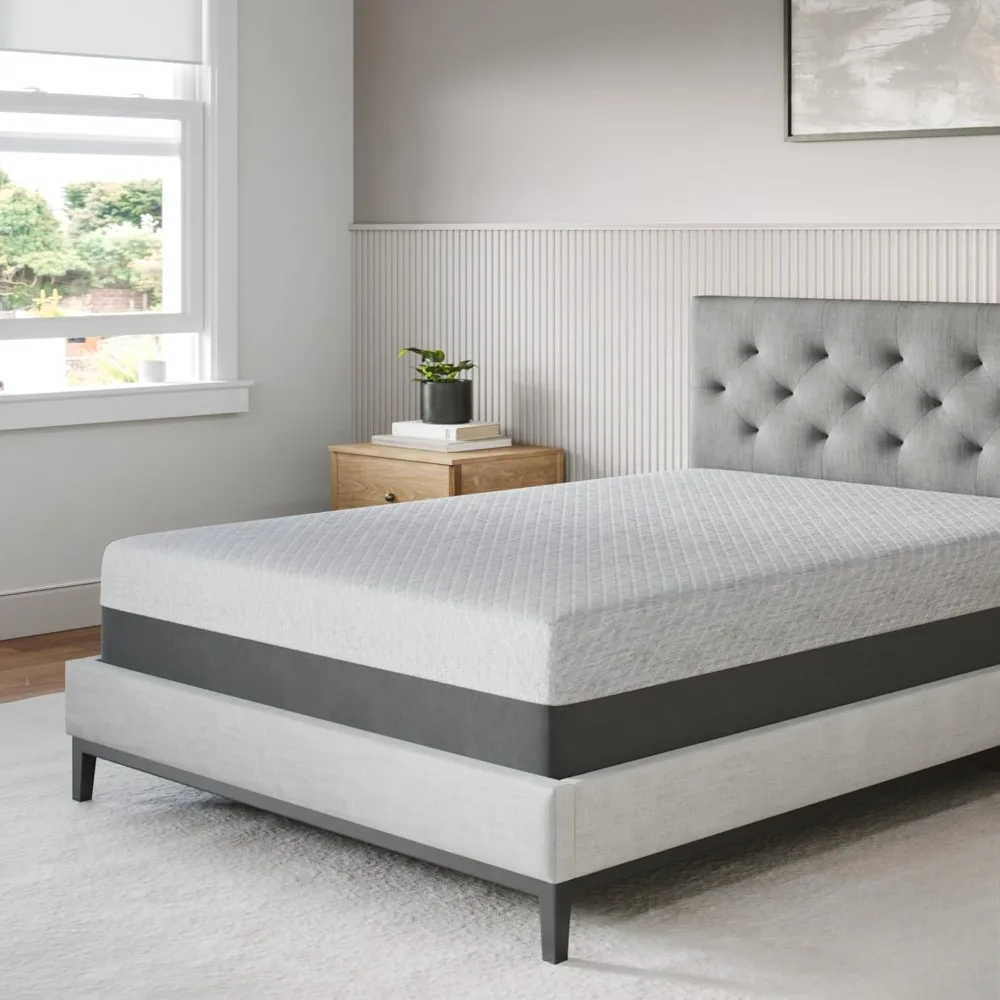 Gel Memory Foam Mattress in a Box, Made in The USA, CertiPUR-US Bed, 10 inch Medium - King
Gel Memory Foam Mattress in a Box, Made in The USA, CertiPUR-US Bed, 10 inch Medium - King