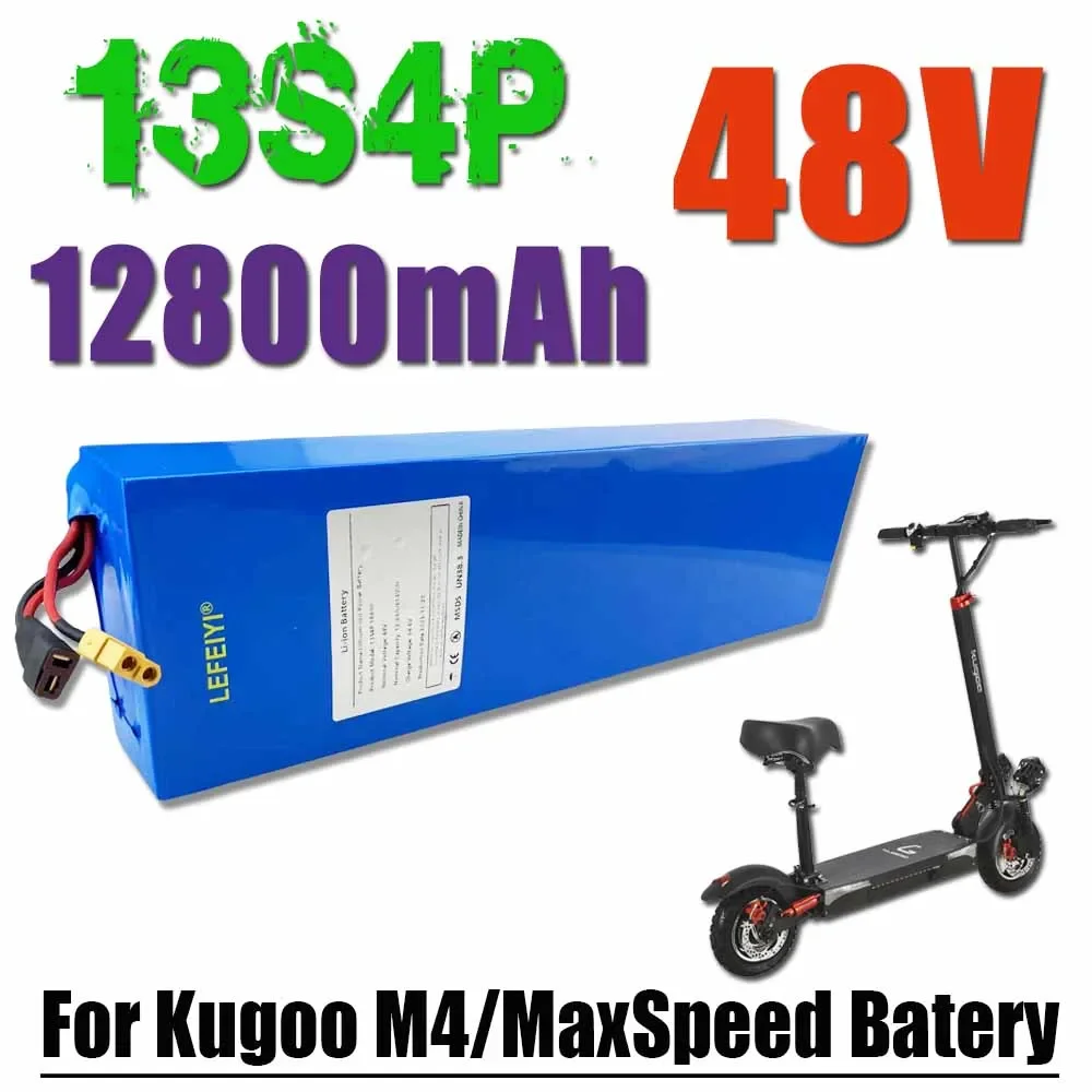48V 13S4P 18650 For Kugoo M4/M4Pro/MaxSpeed 12800mAh battery pack electric scooter BMS board battery pack
48V 13S4P 18650 For Kugoo M4/M4Pro/MaxSpeed 12800mAh battery pack electric scooter BMS board battery pack